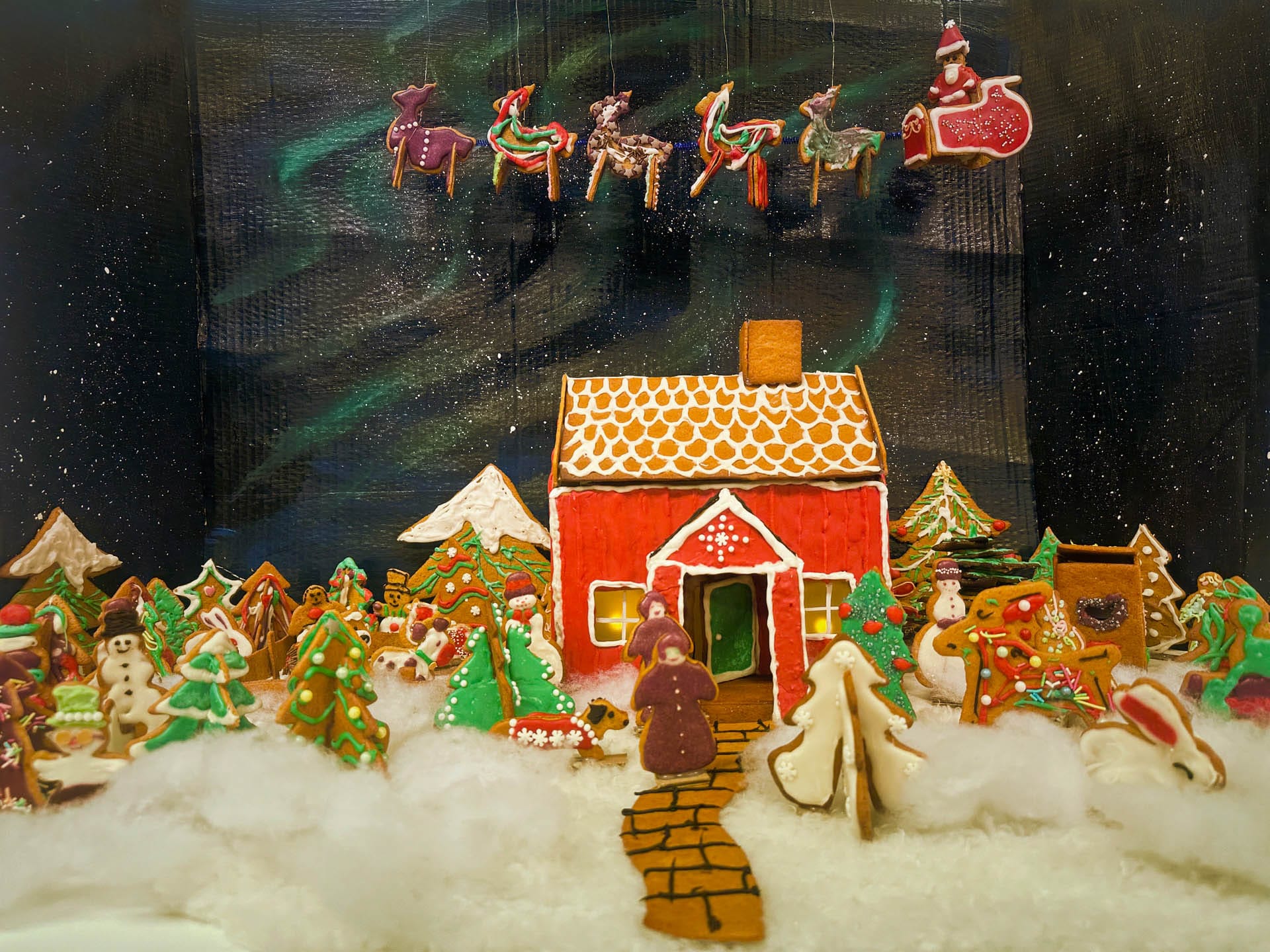 Älvsjö Kreativas pepparkaksbygge