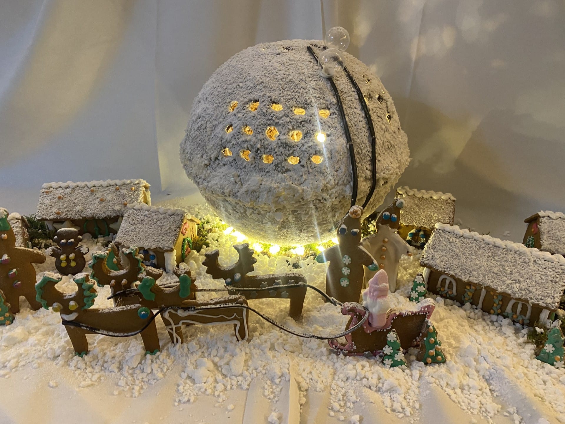 Skarpnäcksgården Herrgårdens pepparkaksbygge