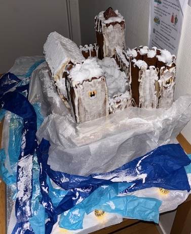 Solhagaskolans pepparkaksbygge