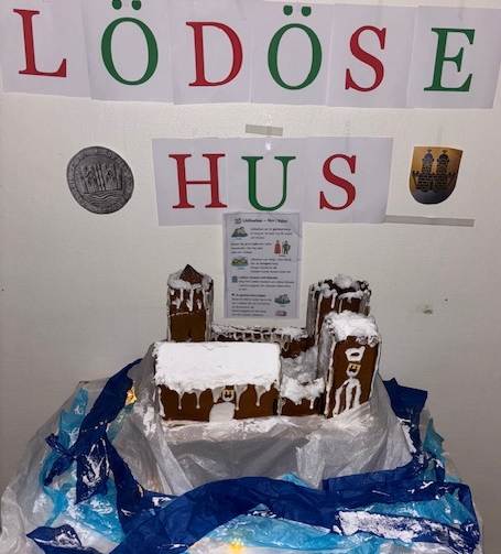 Solhagaskolans pepparkaksbygge