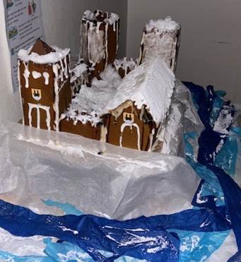 Solhagaskolans pepparkaksbygge